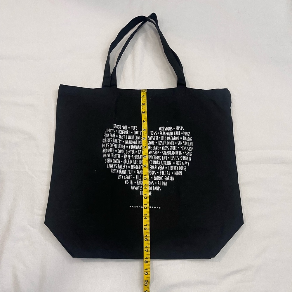 Debco Marumaru Hawaii Black Tote Bag - Picture 10 of 11